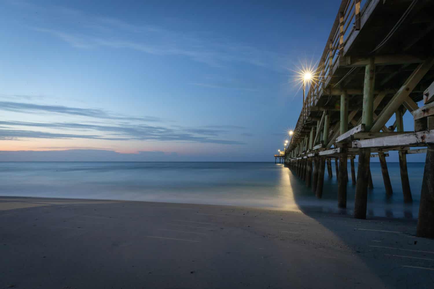 Cherry Grove Pier at sunset