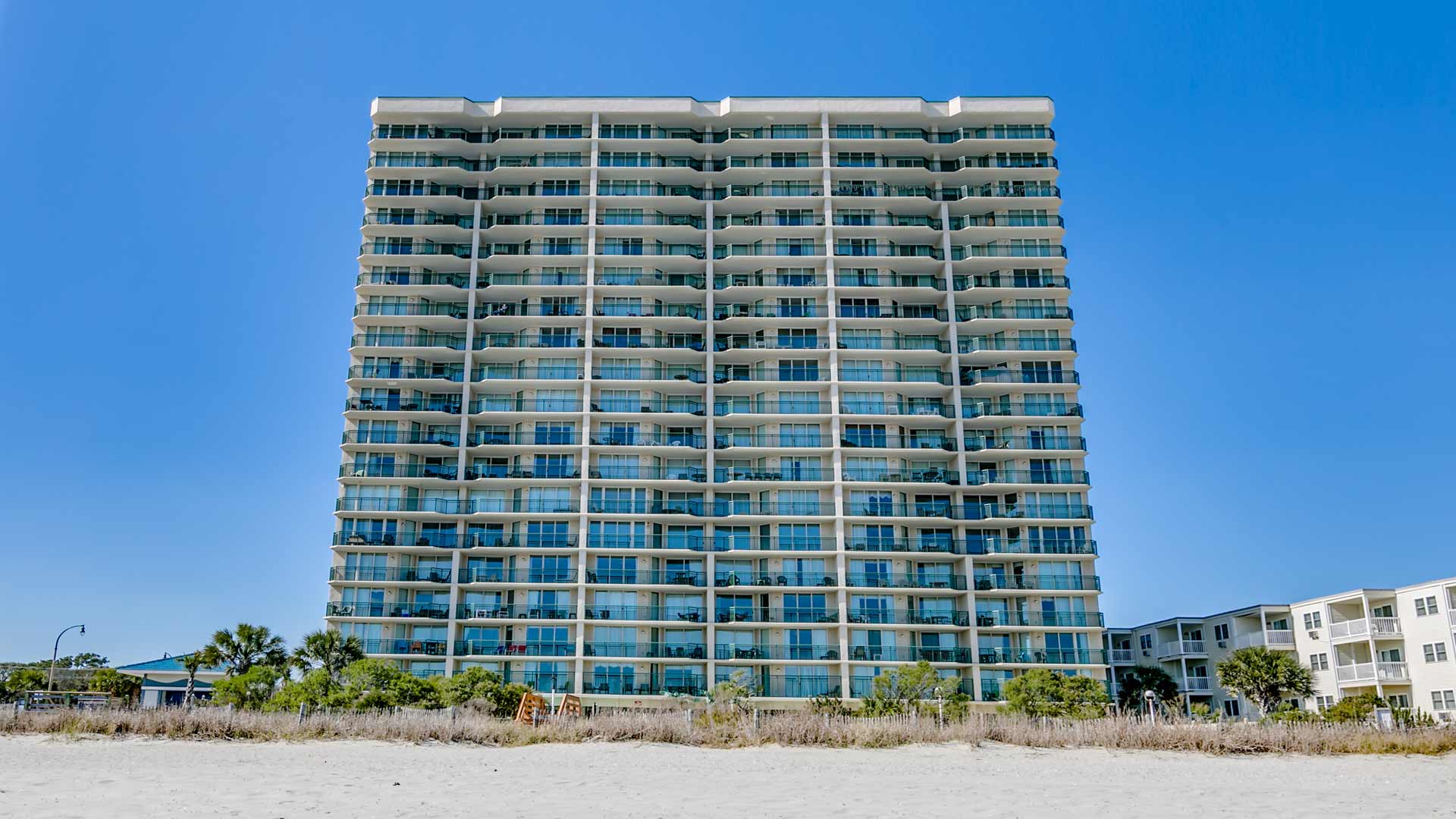 Windy Hill Dunes property exterior from entry drive